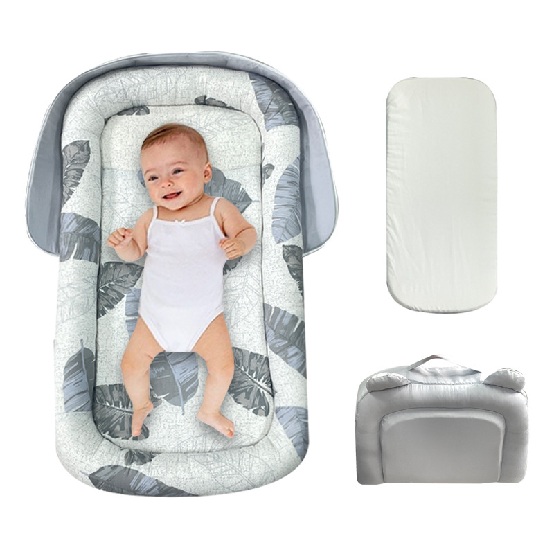 Cross-Border All-In-One Portable Handbag-Style Crib-In-Bed Removable and Washable Baby Sleeping Crib Baby Bionic Bed