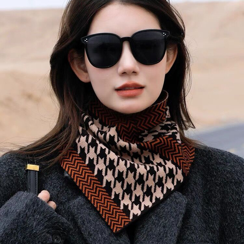 Women's winter neck collar Korean style versatile warm fashionable fake collar new scarf pullover triangle scarf