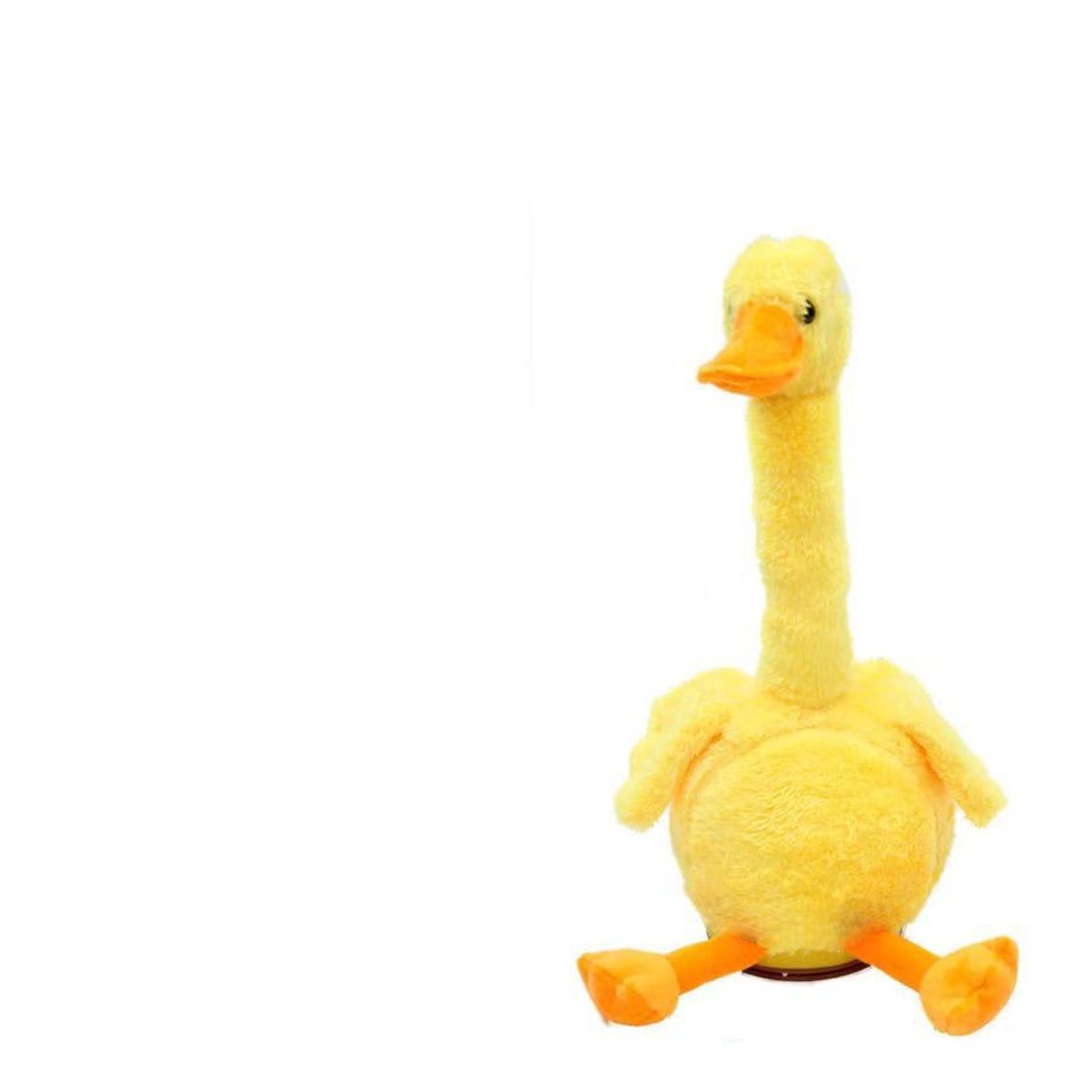Talking Duck Toy Electric Repeater Learns to Sing and Dance, Twists Its Neck and Swings All the Time, Set of Big Goose