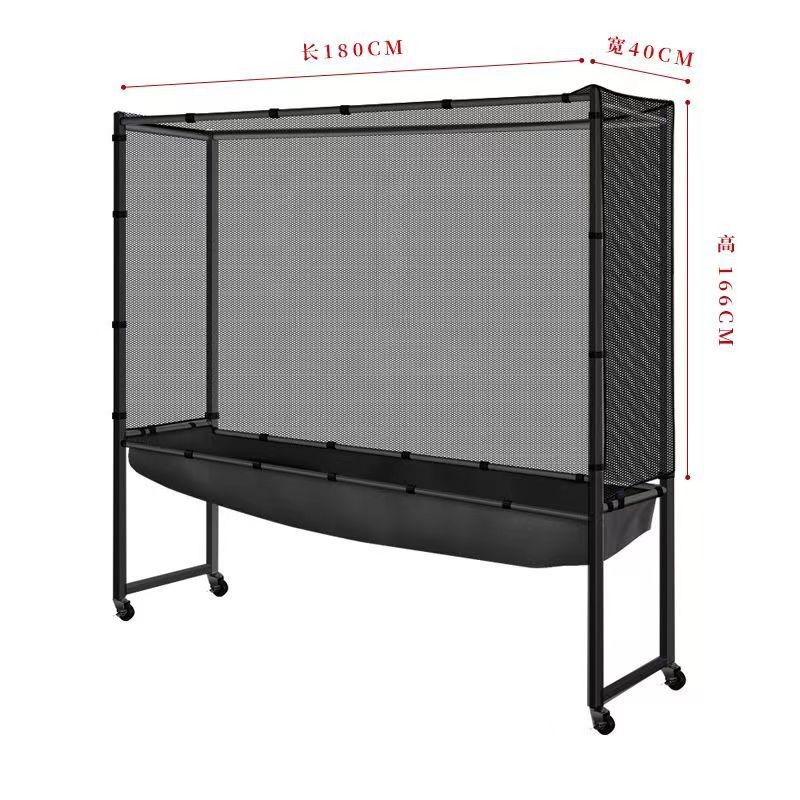 Table tennis catch net floor-to-floor catch net ball collector multi-ball frame pick-up net mobile floor-to-floor surround catch net