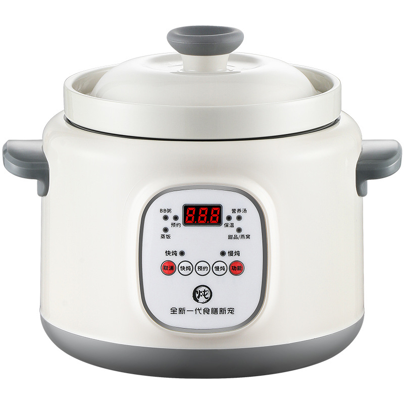 Ceramic Inner Pot Electric Stew Pot Porridge Pot Soup Pot Multi-Functional Reservation Pot Stew Soup Baby Food Supplement Mini Electric Stew Pot