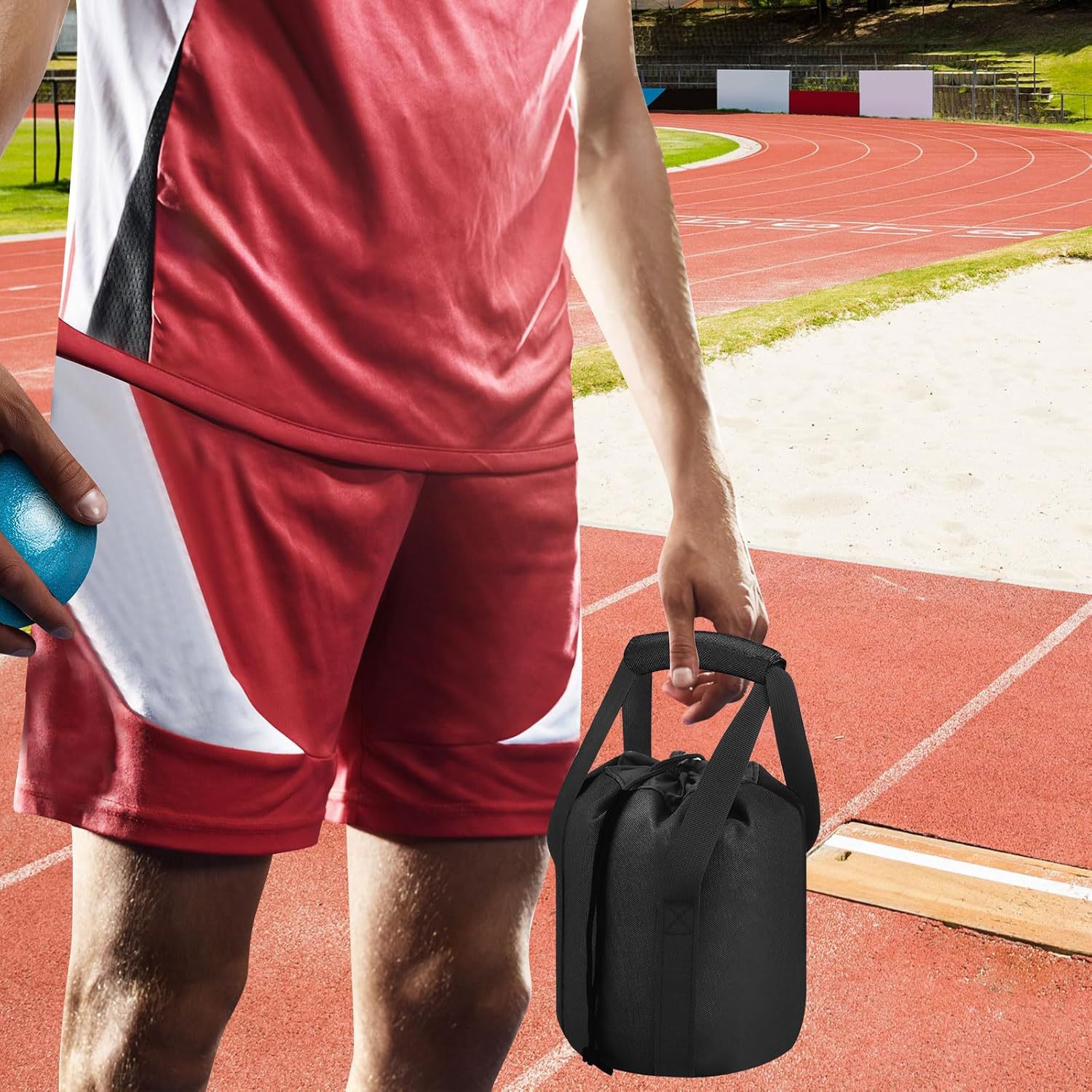 Amazon New Product Shot Put Storage Bag Heavy Duty Shot Put Carrying Bag 6-16 Pound Portable Carrying Case