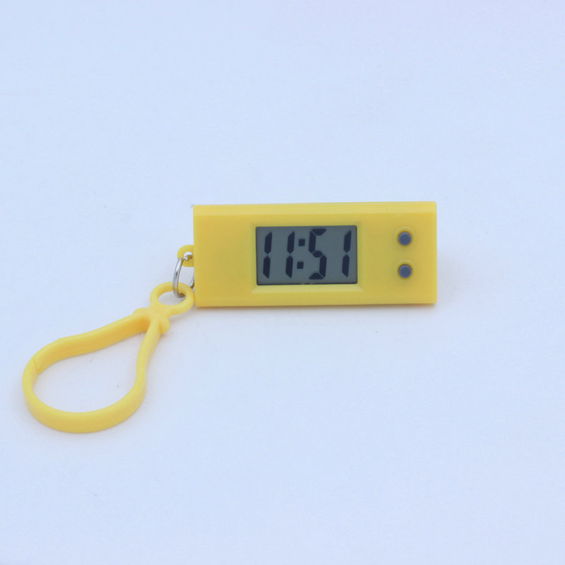 Small hanging watch examination watch backpack key timer mini electronic clock triangle Oval