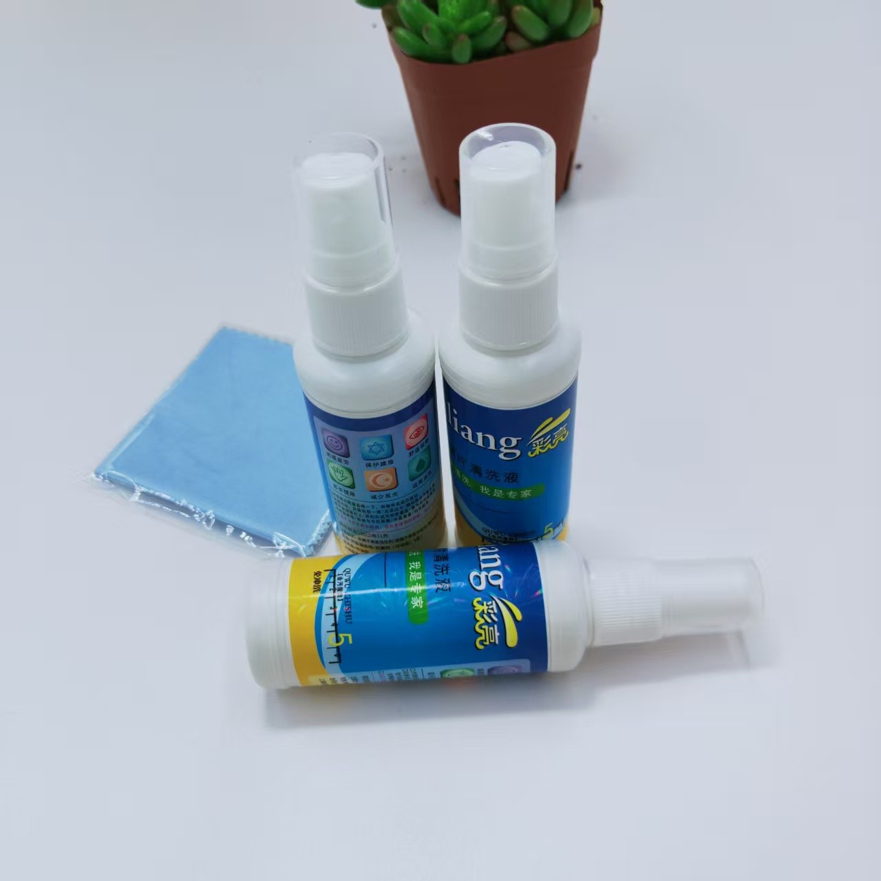 Жидкость для чистки очков 50мл, спрей для ухода за экраном мобильного телефона и линзами