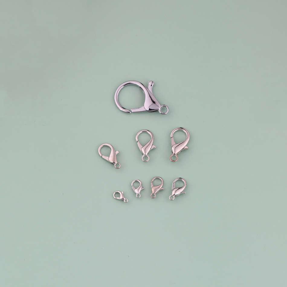 Metal Alloy Lobster Clasp DIY Jewelry Bracelet Necklace Ending Connection Buckle Multi-Color Multi-Specification Material Accessories