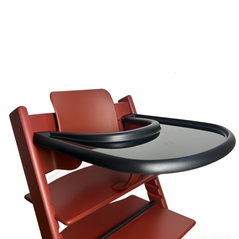 Children's Growth Chair Glossy Dinner Plate Baby's Dining Chair Tray Dinner Plate Mirror Glossy Dinner Bowl High Chair Plate