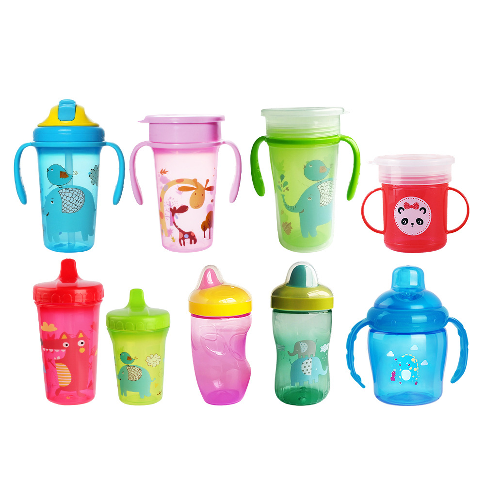 Source Manufacturer Kidsren's Water Cup, Duckbill Cup, Straw Cup, Plastic Cup, 360 Water Cup, Full Range of Baby Learning Drinking Cups