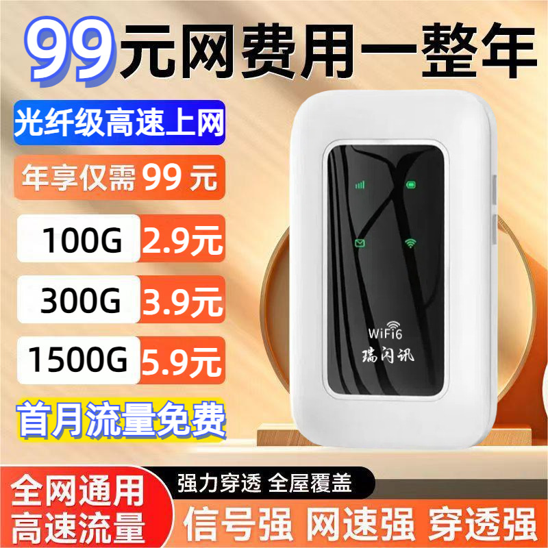 portable wifi6 router home outdoor mobile phone live broadcast artifact wireless network unlimited traffic router