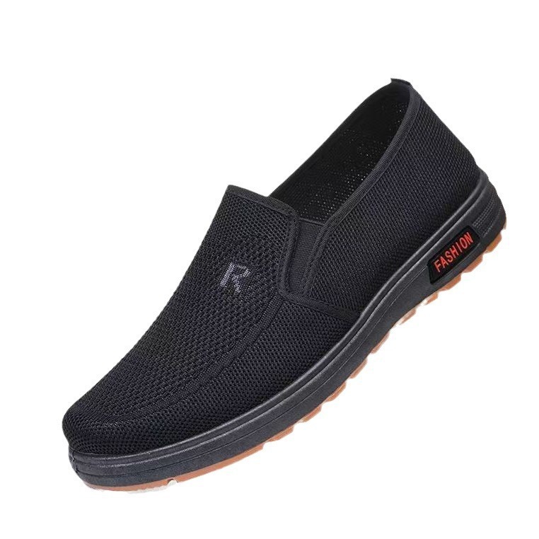 2024 Tendon-Soled Cloth Shoes, Breathable, Lightweight, Casual, Versatile, Soft-Soled, Old Beijing Style, Non-Slip, Wear-Resistant, Durable Men's Casual Shoes