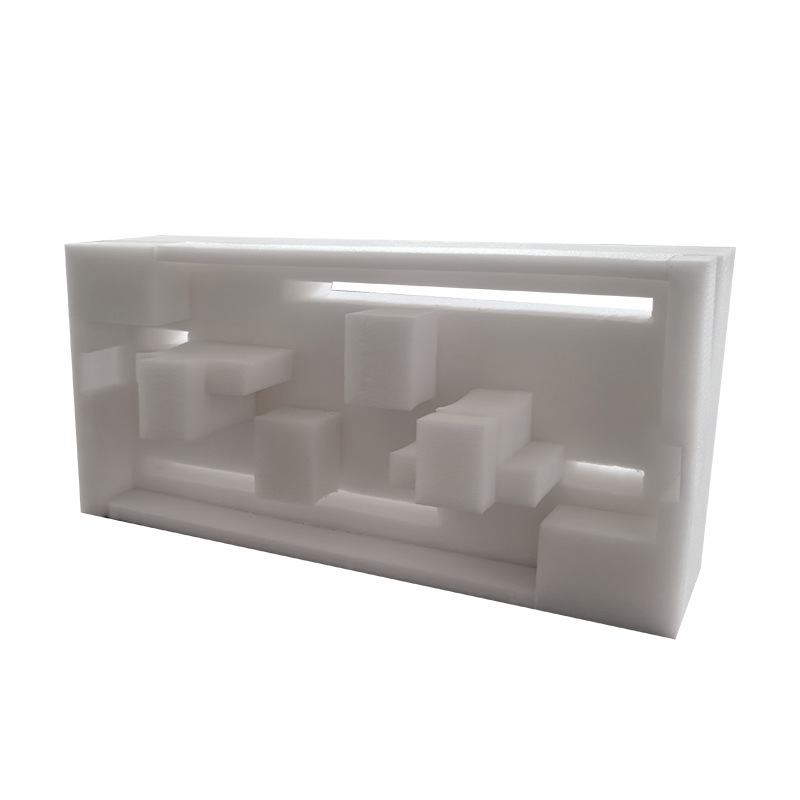 EPE pearl cotton lining thickened express logistics shockproof special-shaped packaging cotton mobile phone packaging card slot turnover tray