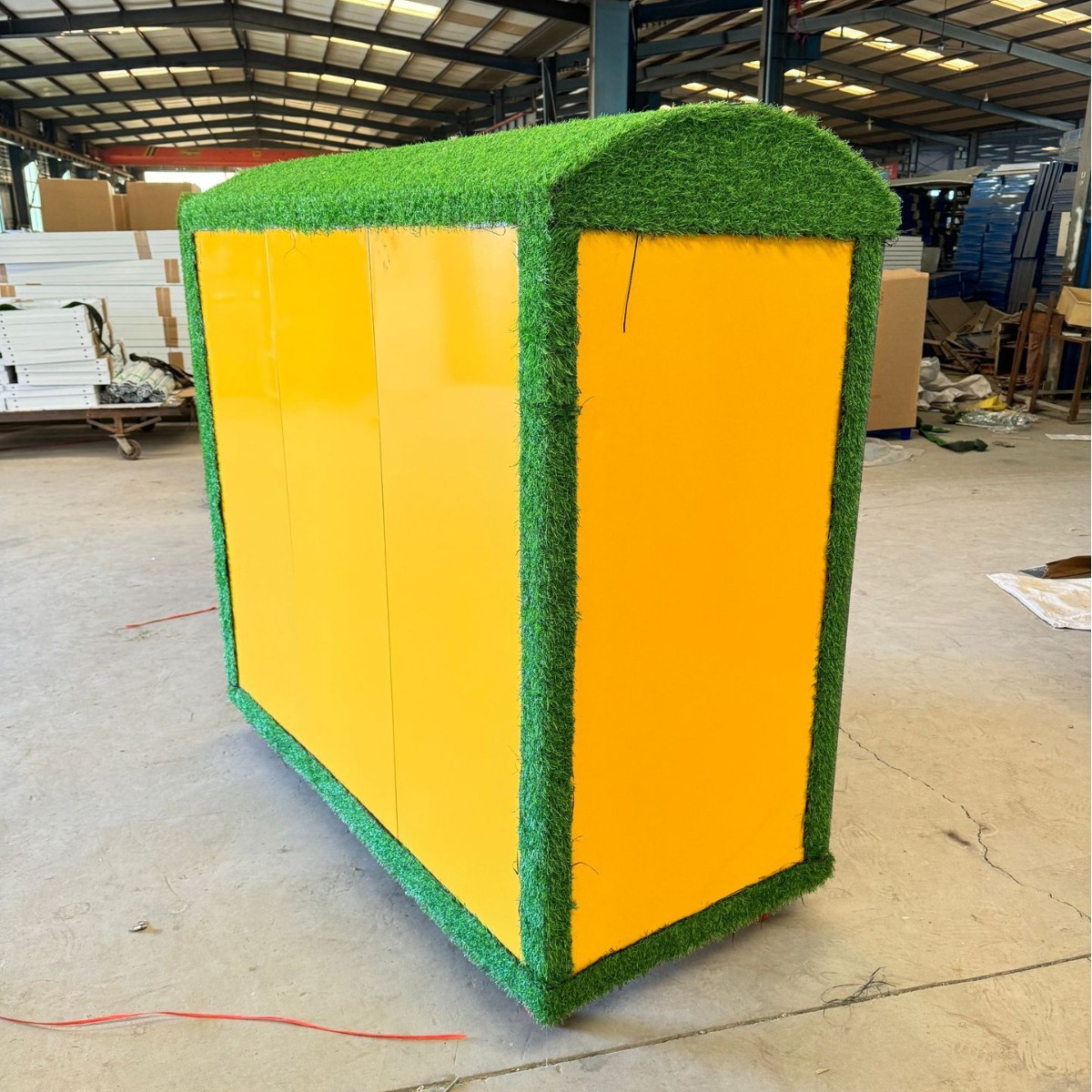 Kindergarten Graffiti Cabinet Outdoor Toy Storage Children's Storage Cabinet Toy Grid Cabinet Outdoor Multi-Functional Bookcase