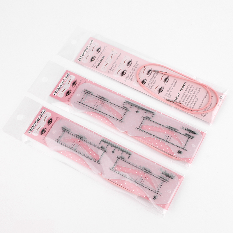Cross-Border Head-Mounted Eyebrow Stencil Reusable One-Piece Beginner Eyebrow Sticker Lazy Eyebrow Drawing Tool Eyebrow Shape
