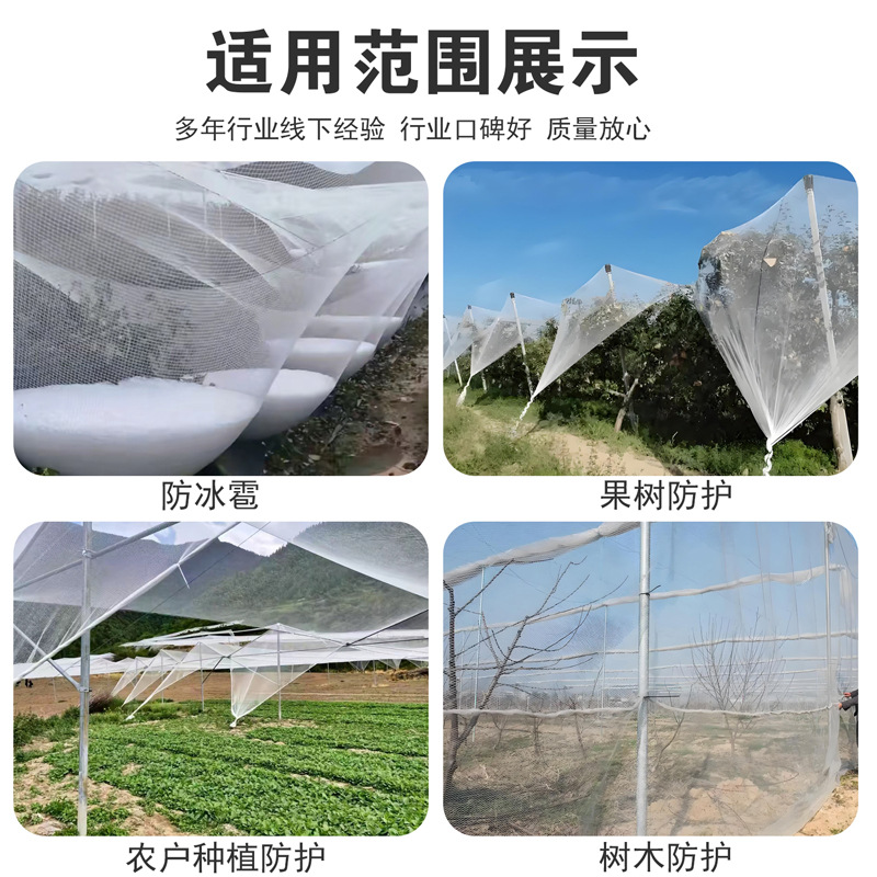 Cross-Border Supply of Mountain Orchard Anti-Hail Net, Polyethylene Woven Net, Fish Pond Farm Anti-Bird Net, Protective Net