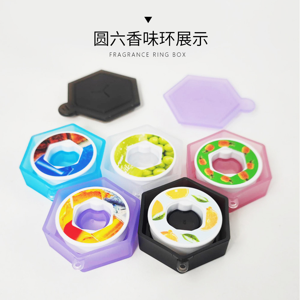 Scent Ring Cross-Border Various Fruit Play Scent Ring Universal Scented Ring Storage Box Storage Box with Lanyard