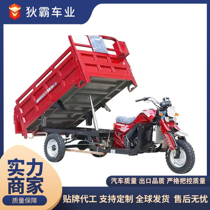 Новый Zongshen трехколесный самосвал мощный бензиновый трехколесный мотоцикл