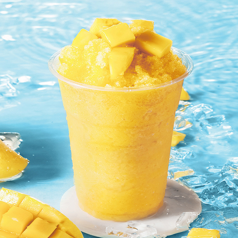 Taiwan farmers mango sauce 1kg milk tea shop raw materials commercial Yangzhi ganlu mango sauce net red dessert bottled wholesale