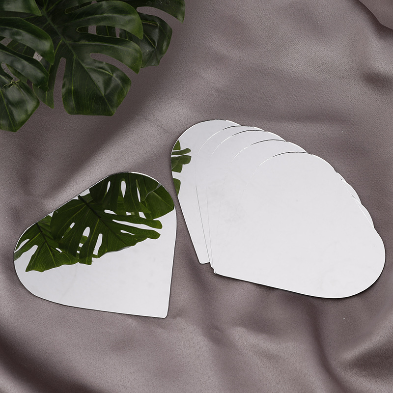 Irregular makeup dresser mirror frameless bathroom mirror carry-on diy mirror wholesale glass lens