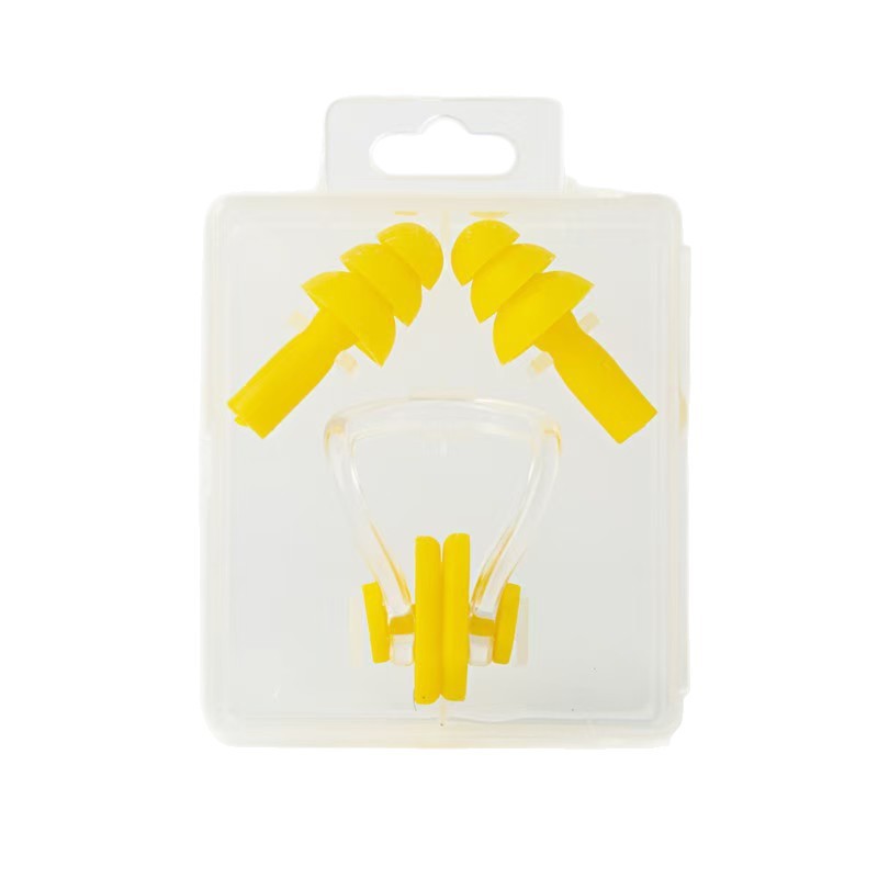 Directly Supplied from the Source Manufacturer, Nose Clip and Earplug Combination Set for Swimming, Waterproof, Noise-Canceling, Sleep Earplugs, Large Quantity, Excellent Price, Customizable