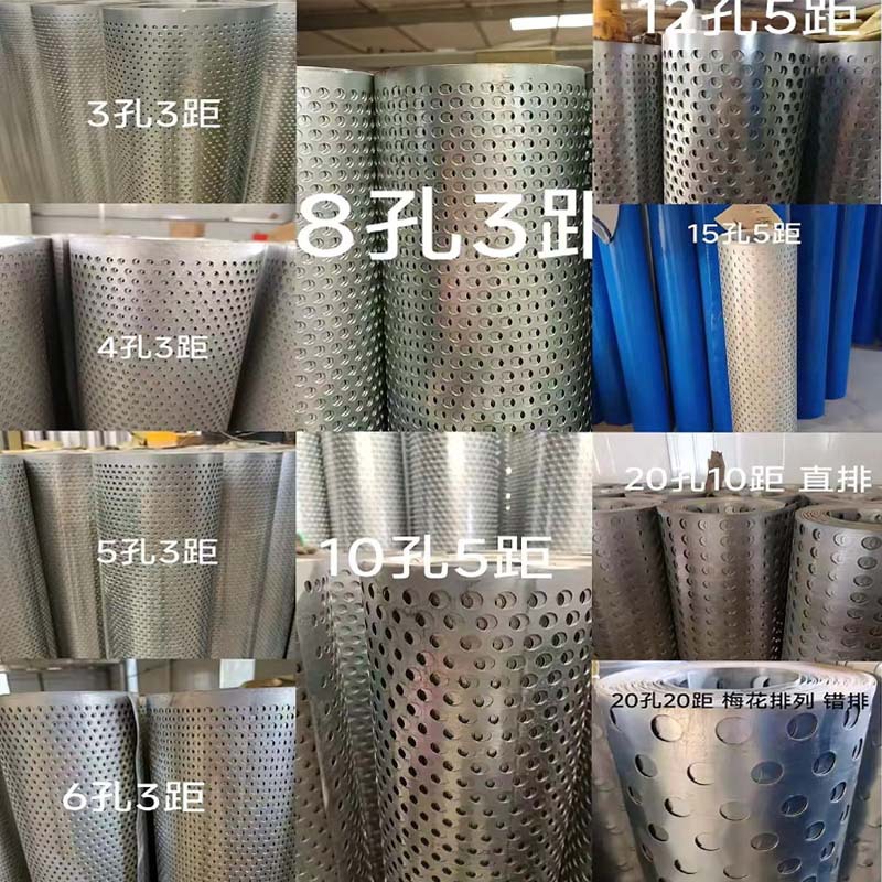 0.3Mm-10Mm Aluminum Microporous Plate Manganese Perforated Plate Hexagonal Hole Mesh Plate Decorative Perforated Steel Plate Manufacturer Filter Punching