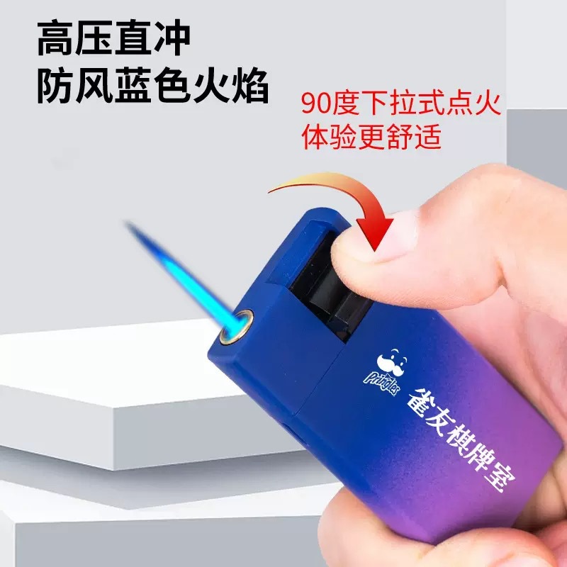 Metal Cartoon Windproof Direct Rush Advertising Lighter Internet Celebrity Frosted Printing Custom Printing Logo Personalized Creative