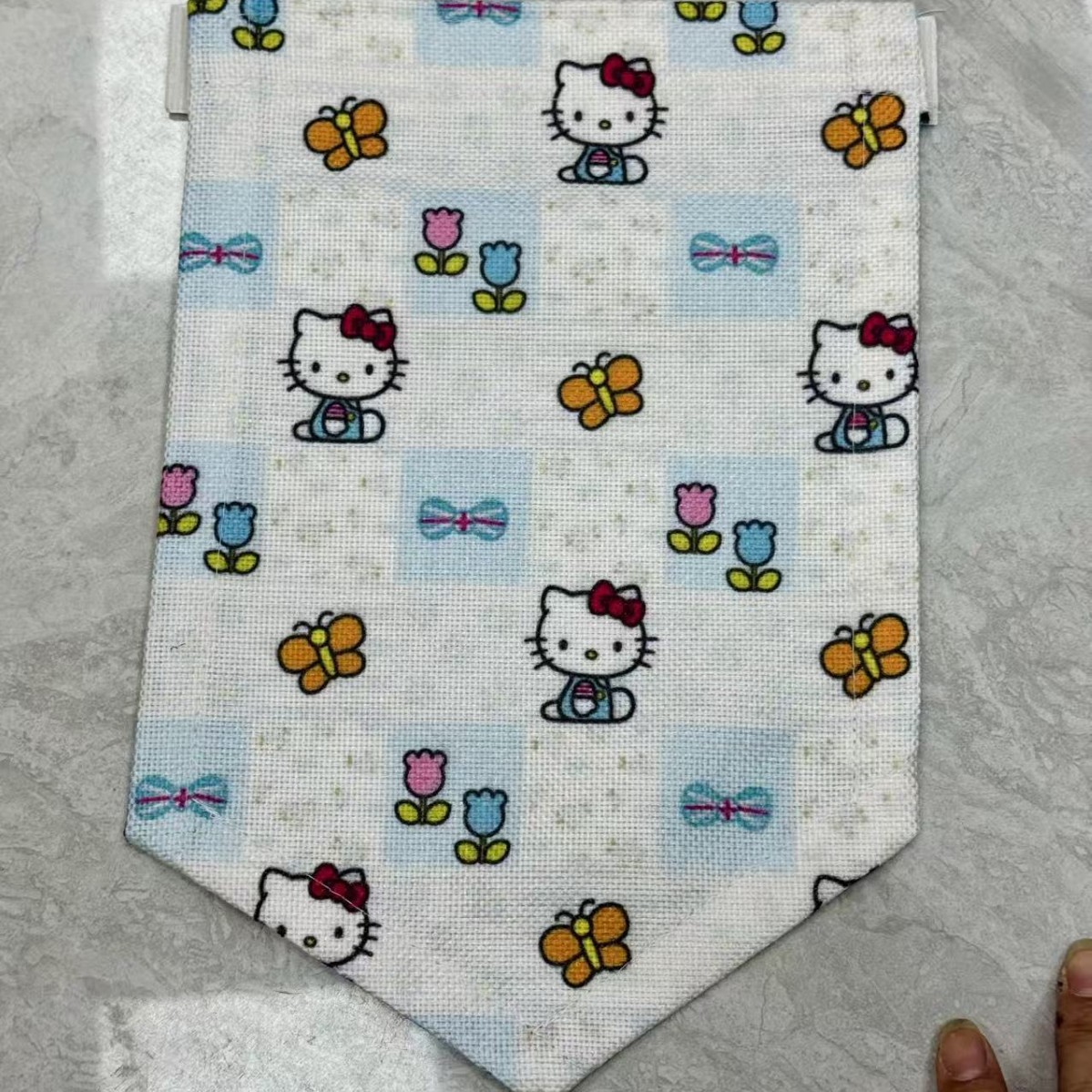 Cute Hello Kitty Bedroom Door Curtain Flag Curtain Girly Hello Kitty Cardboard Partition Room Ins Decoration