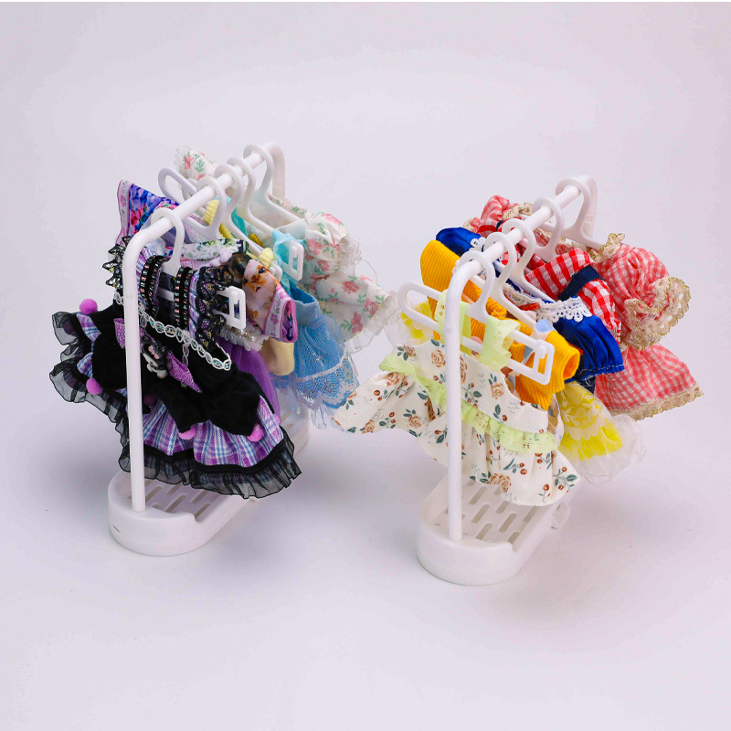 Хлопковая вешалка для одежды Labubu, специальная вешалка 10/15/20см, стойка для показа одежды для кукол BJD, вешалка для обуви