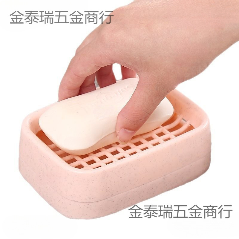 Bathroom Drain Double-Layer Soap Box Creative Plastic Travel Soap Box Handmade Soap Holder Bathroom Soap Rack