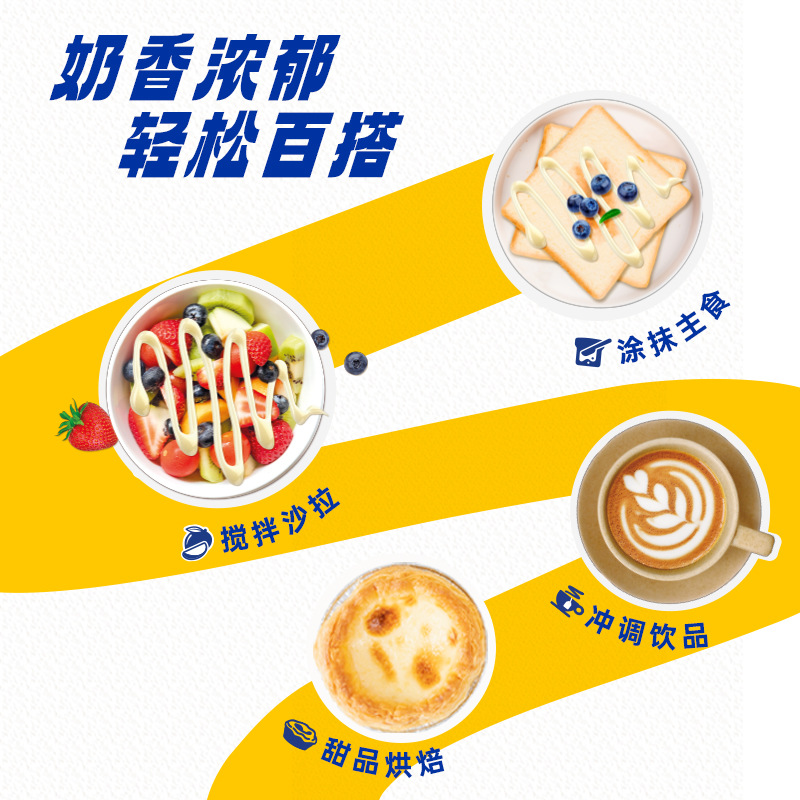 Nestlé Eagle Mark Condensed Milk 10g Commercial Small Package Egg Tart Coffee Milk Tea Shop Special Cream Steamed Bun Dipping Ingredients
