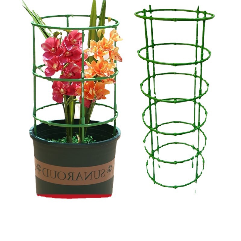 New Bracket Bracket Rod Lotus Grafting Crab Claw Orchid Round Flower Stand Bracket Crab Claw Lotus Leaf Protection Vine Flower Stand