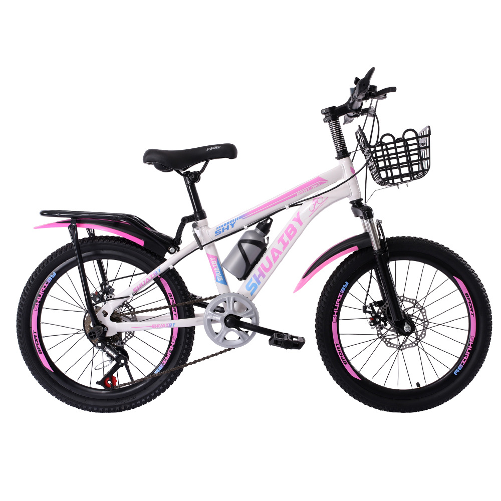 Wholesale Export Bicycles for Children Aged 6-12, Boys and Girls, Primary School Students, Teenagers, Variable Speed, Shock-Absorbing Mountain Bikes