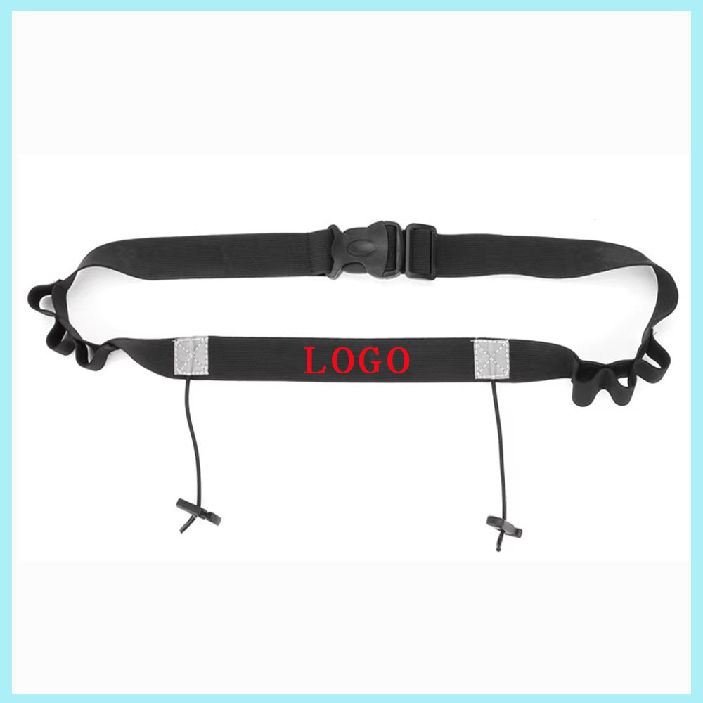 Marathon Race Sports Belt High Elastic Outdoor Sports Belt Night Running Reflective Number Plate Belt Lightweight
