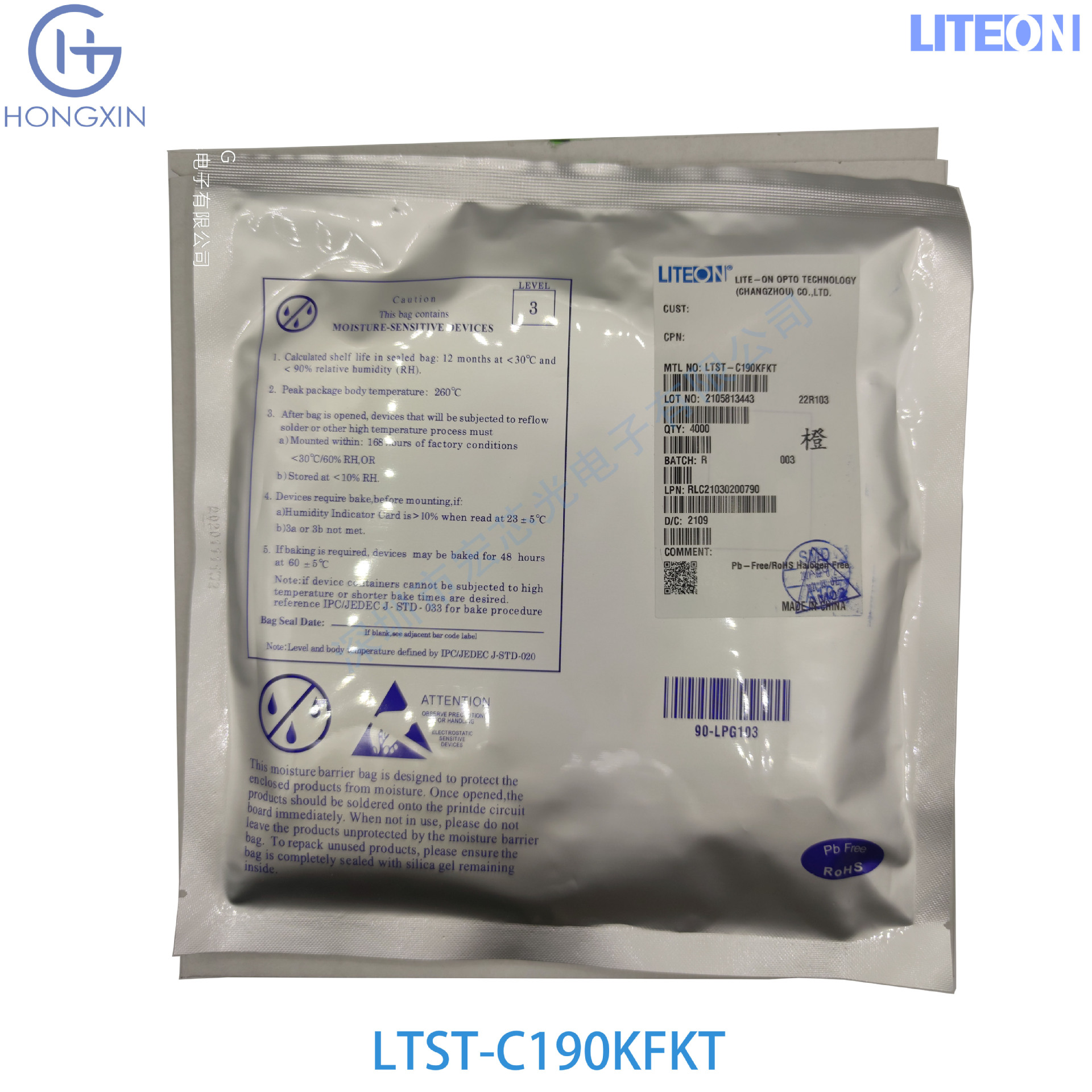 Ltst-C190Kfkt 0.8мм толщина мощность 75мВт бесцветная прозрачная линза световая интенсивность 90мкд