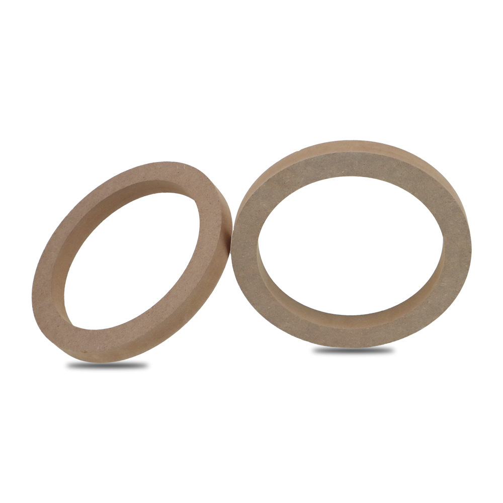 Manufacturer Low-Price Wholesale Car Audio Speaker Pads 6.5inch Wooden Washers Pair Speaker Modification Speaker Outer Ring