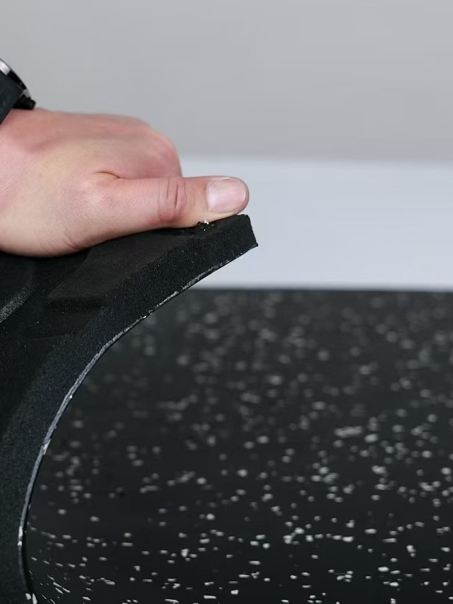 Gymnasium Rubber Floor Mat Environmental Protection, Taste-free, Sound-proof and Silent Composite Strength Zone Shock Absorber Mat Floor Mat Stitching Floor Mat