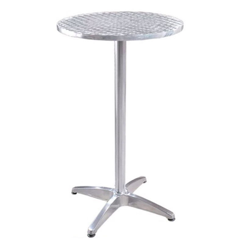 Xzfu002 Sun Protection Portable Folding Bar Table Outdoor Stainless Steel Small Round Bar Table Lightweight Foot Celebration Wine