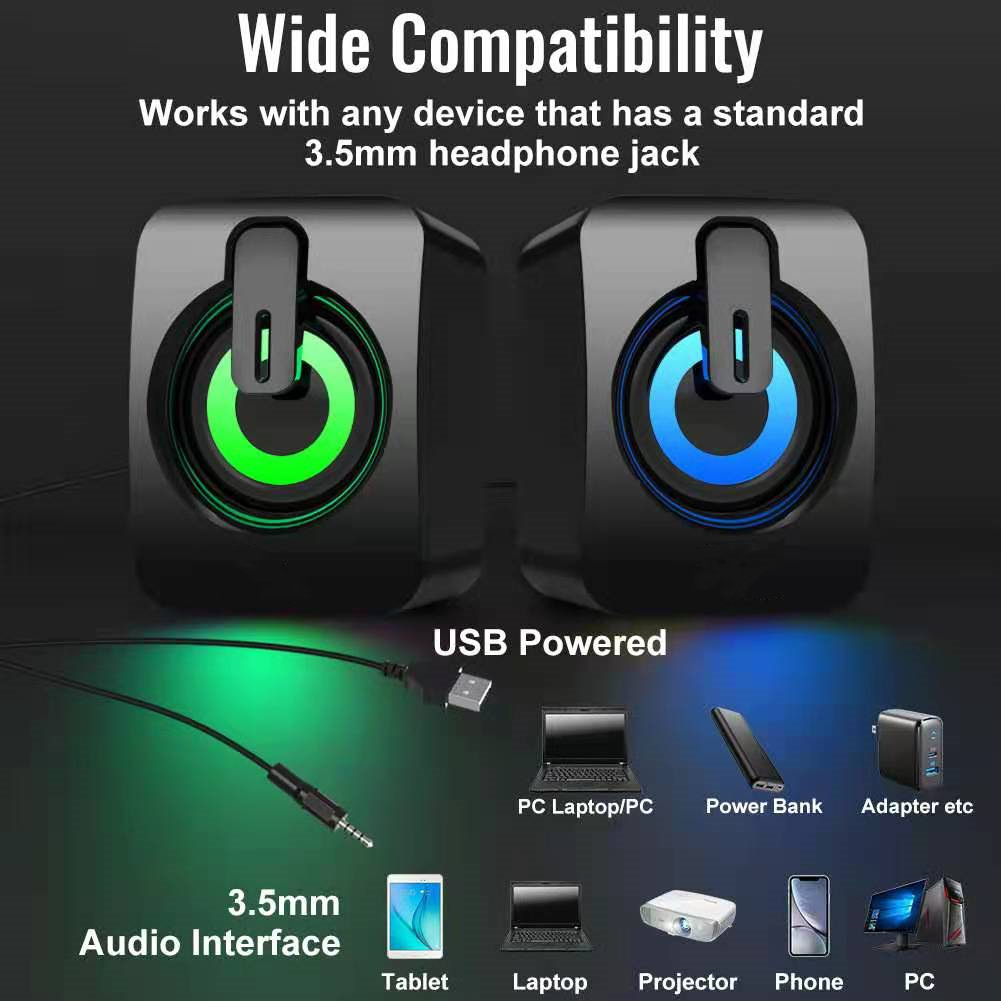 X9 desktop computer desktop speaker notebook small speaker USB mini speaker multimedia wired box