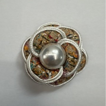 Factory Direct Sales Classic Chanel-Style Series Pearl Camellia Flower DIY Hairpin Corsage Accessories Materials