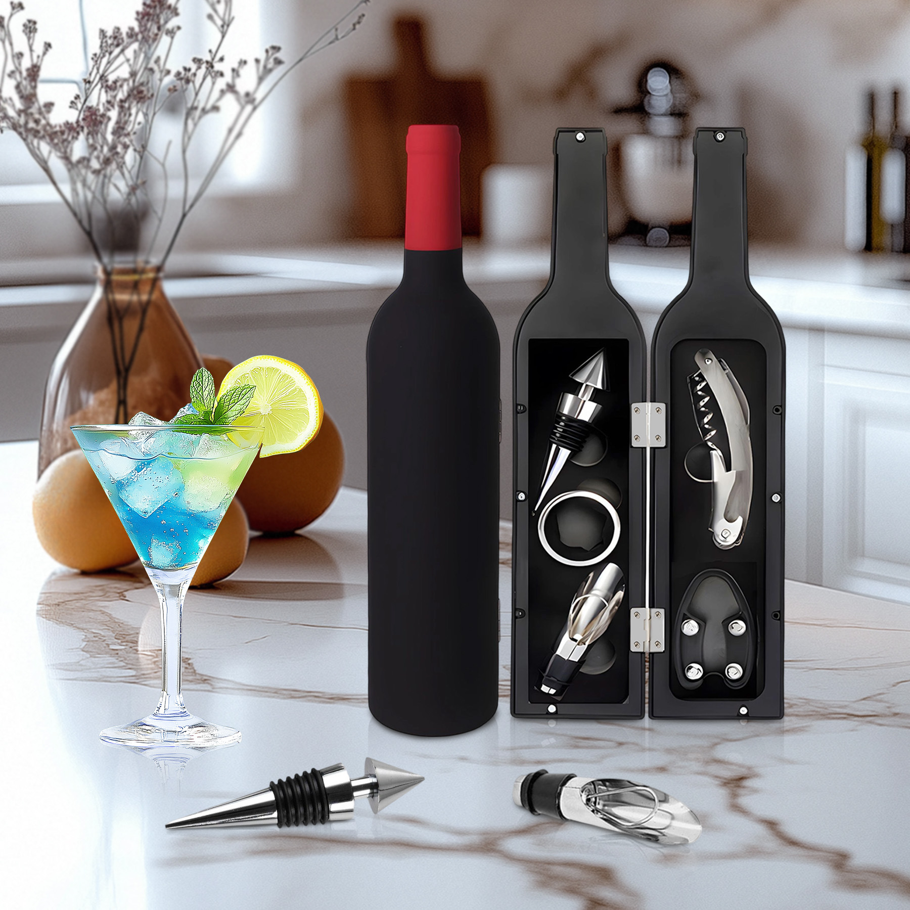Spot Large Wine Bottle Red Wine Bottle Opener Tool Multi-Functional Wine Opener Household Tool Set