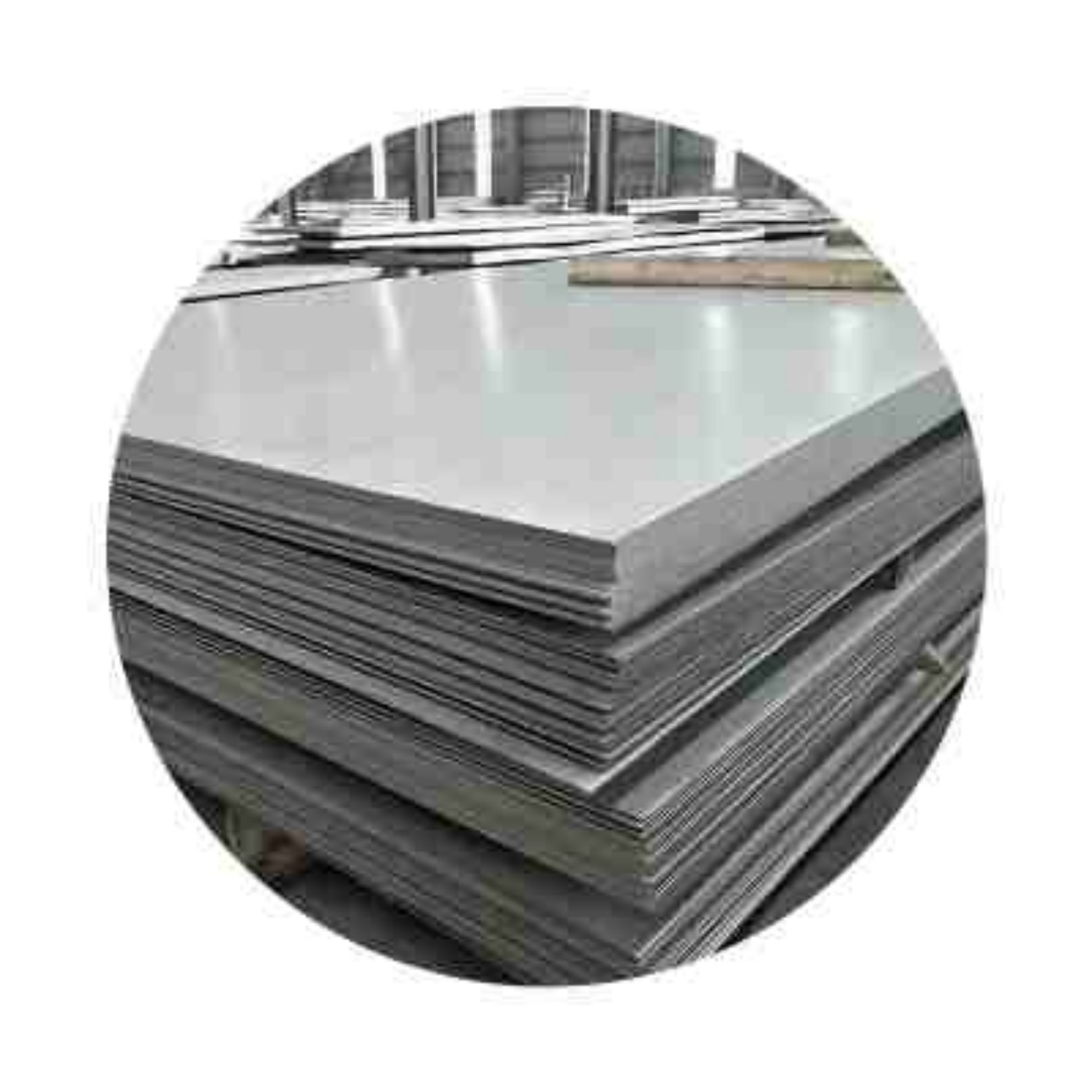 201304 Stainless Steel Flat Sheet 2B Surface Slitting Material 03-05mm Thickness Metal Curtain Wall Engineering Material