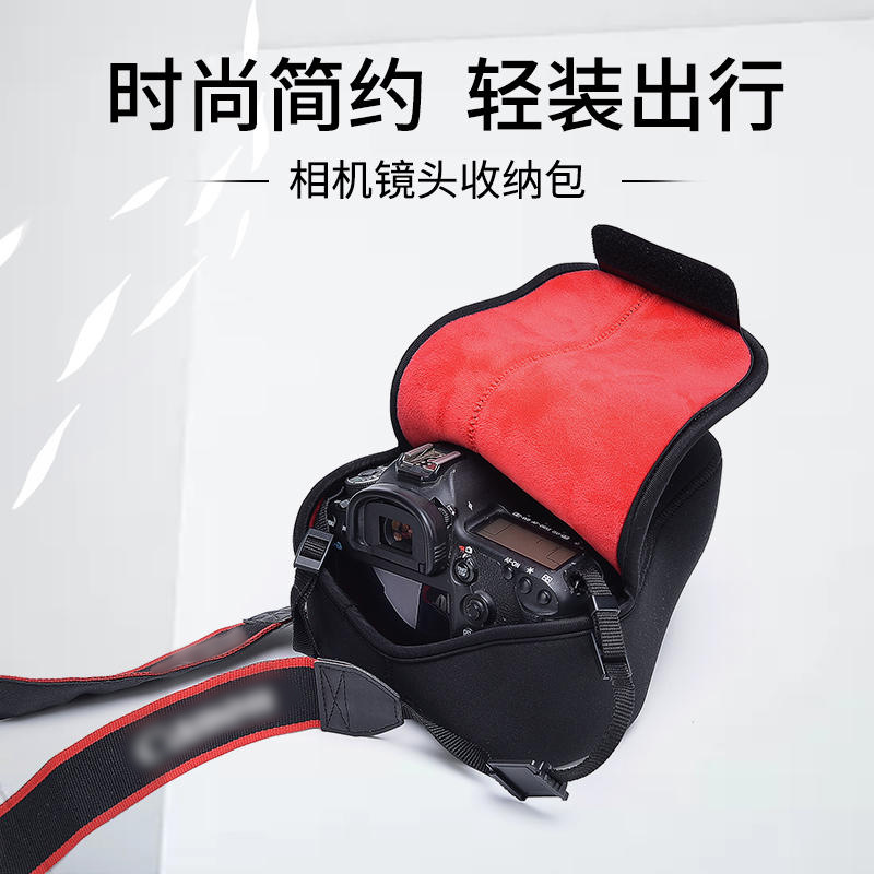 Cwatcun Hong Kong Camera Liner Bag Mirrorless Photography Thickeneded Bubble Wrap and Waterproof Large Protective Case Suitable for Canon