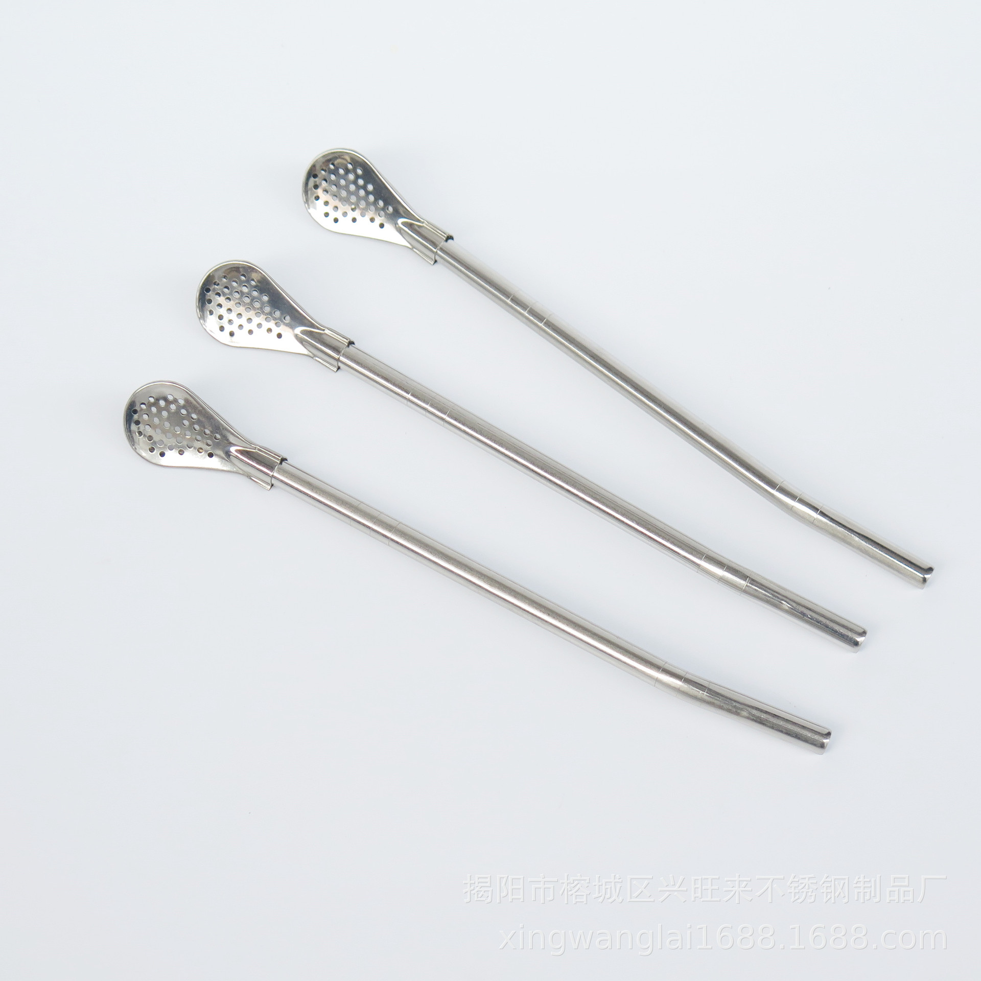 Прямые поставки, ложка для напитков из нержавеющей стали 304, трубочка, цветной металл