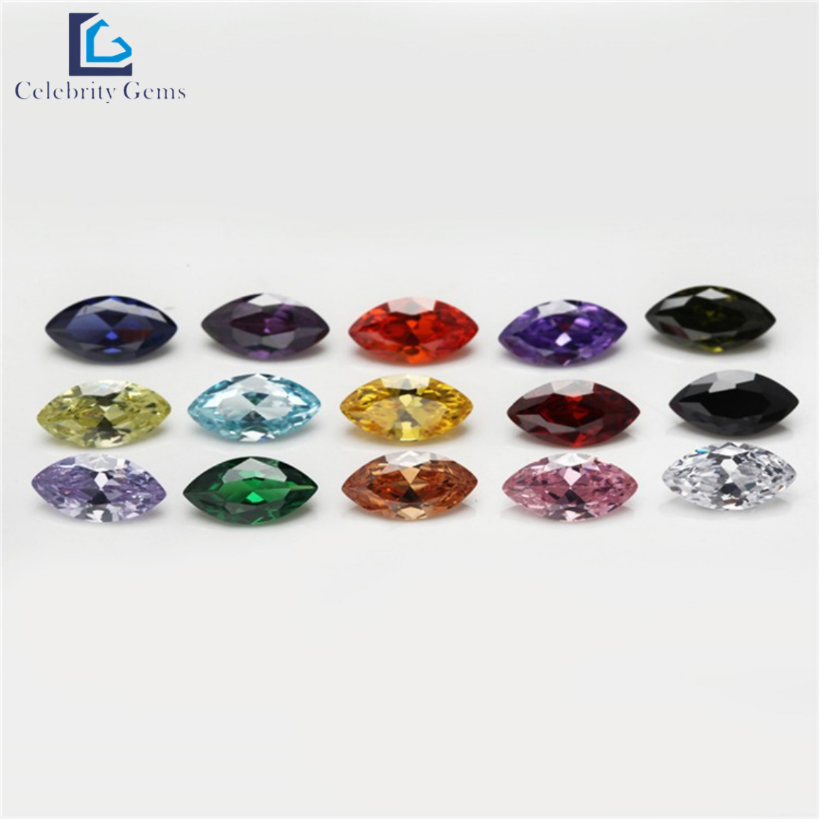 Оптовая продажа серебряных украшений в форме глаз лошади 1.5*3-8*16мм с инкрустацией синтетическим камнем цирконий