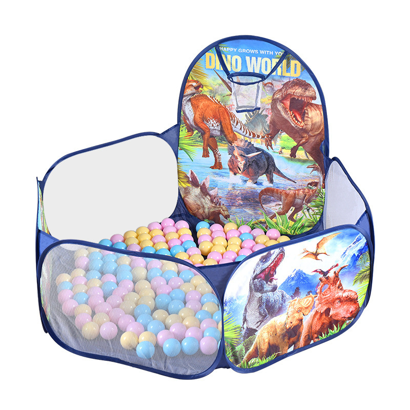 Cross-border children's ball pool foldable fence ocean ball toy tent baby play house color wave pool wholesale