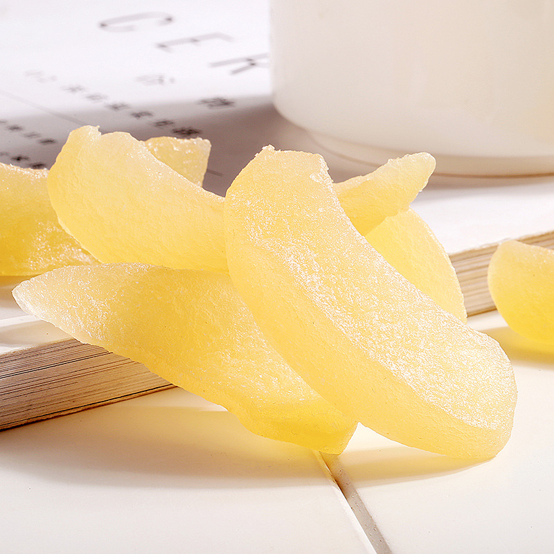 Baicao Flavor Dried White Peach 100g Box Size 70 Casual Popular Dried Fruit Candied Peach Meat Wholesale Snacks