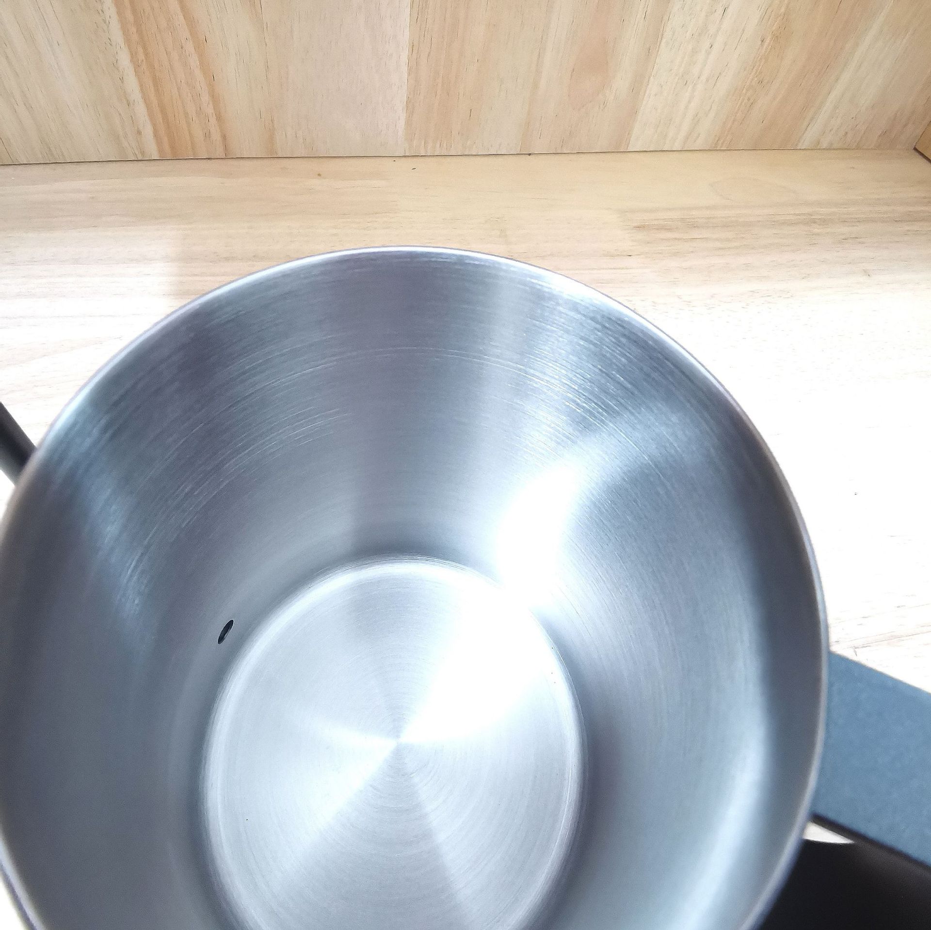 304 Cup Stainless Steel Coffee Pot Hand Brewed Pot with Lid Thickeneded Long Spout Natural Color Coffee Pot Set Heat-Resistant Household