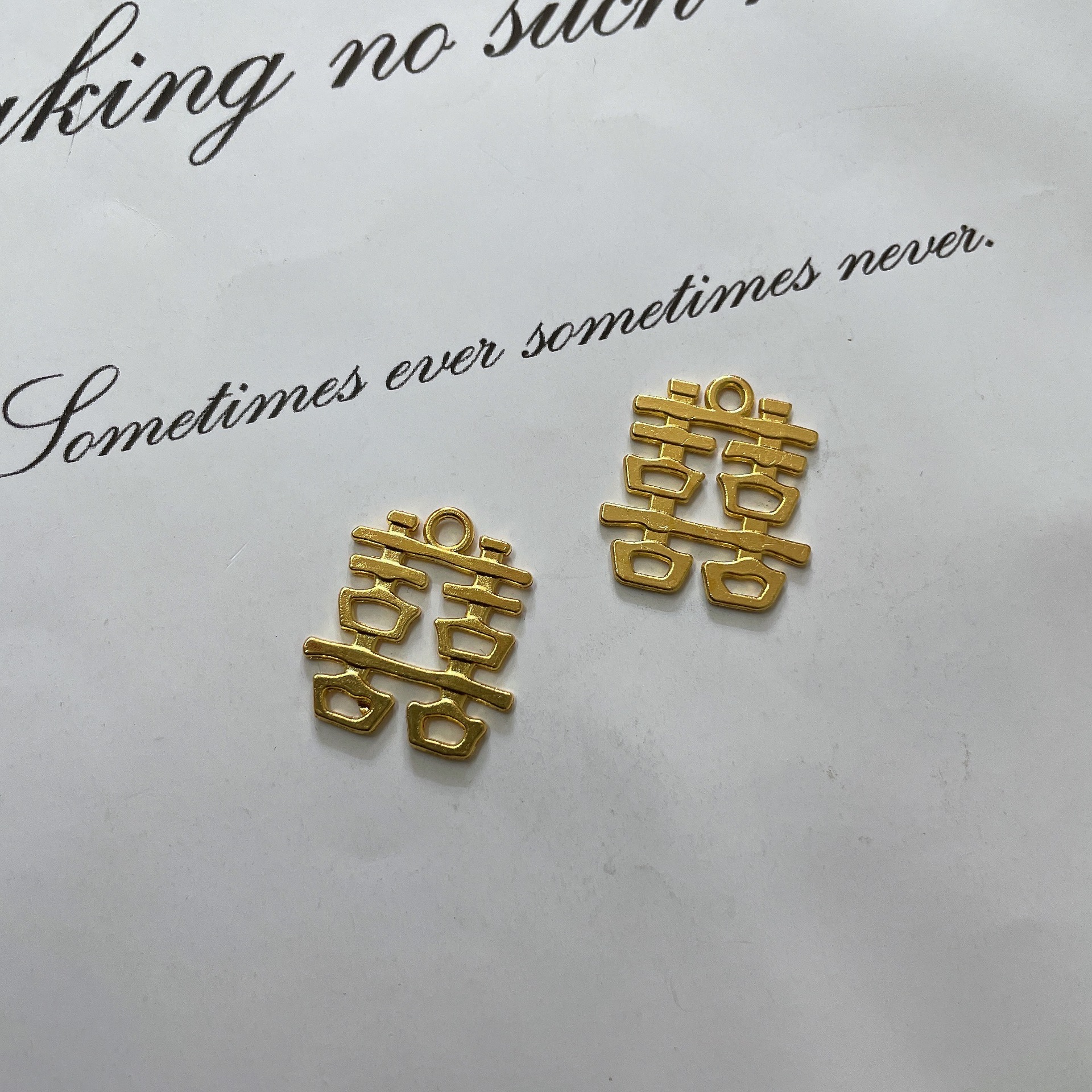 Свадебные принадлежности, металлический сплав, подвеска с счастливым словом, праздничные аксессуары для свадьбы, подвеска для детского подарка