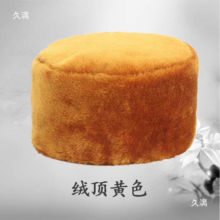 Men's and Women's Plush Thickened Monk Hats for Autumn and Winter