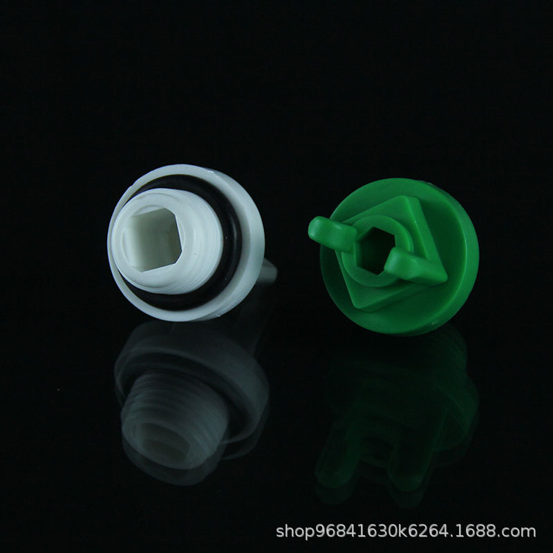 ppr non-raw material with wire plug 4 points 20 pressure test internal wire plug plastic outer tooth plug 6 points with leather ring water stop plug