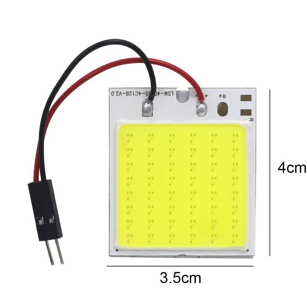 Car Roof Interior Decorative Light 18 24 26 48 Led Reading Light Flat Compartment Light Trunk Light