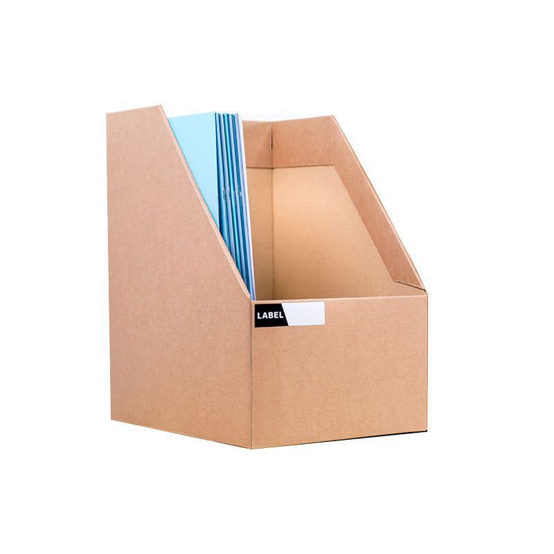 Book Folder Desktop Storage Box Paper Bookshelf Office Stationery Student Creative Simple Book Stand Box Organizer